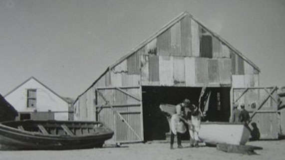 Old Black and white archive photo of Paternoster