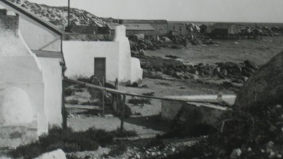 Old Black and white archive photo of Paternoster
